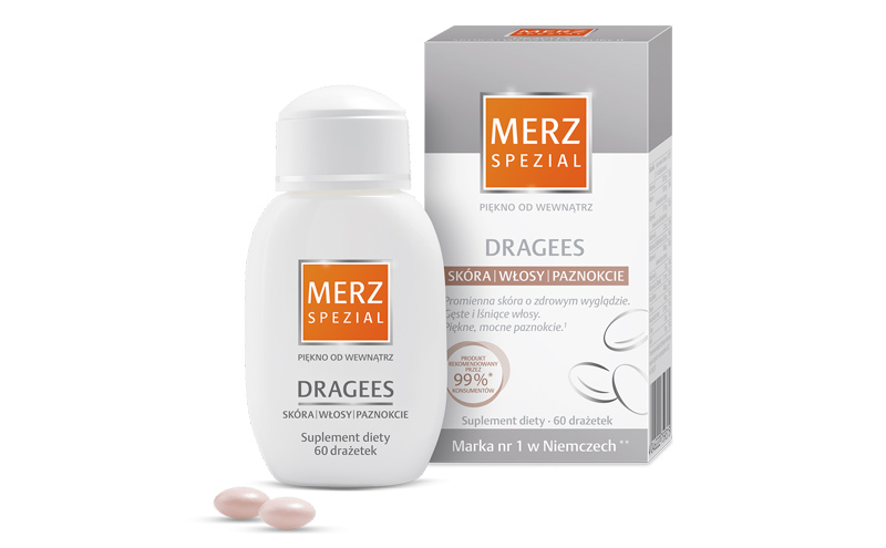 Merz Spezial Dragees kapsułki Pudełko Butelka